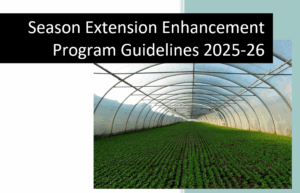 Season Extension Enhancement Program Update!